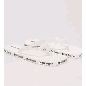 PALM ANGELS LOGO FLIP FLOPS WOMEN SANDALS shoes Size 38 New